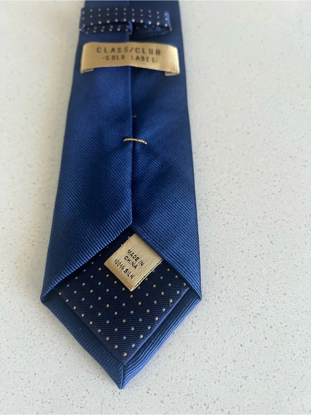 Class Club Solid Navy Pre-Tied Kids Tie